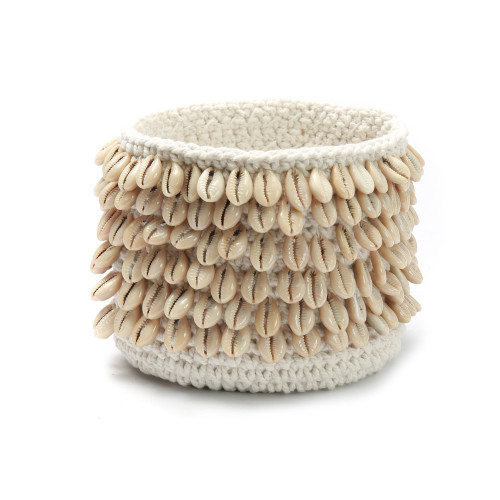 Le Porte-Plante Cowrie Macramé