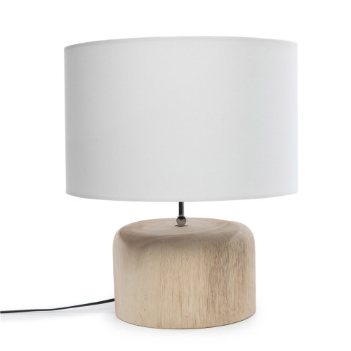 La Lampe De Table Teak Wood