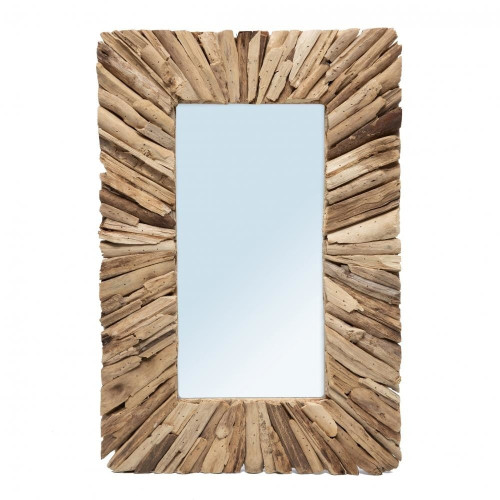 Le Miroir Driftwood Framed