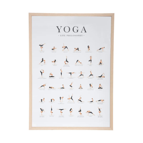 Affiche encadrée "Yoga"