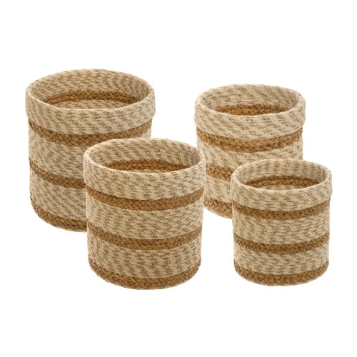 Set de 4 paniers "Seagrass" en jute