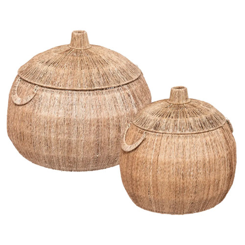 Set de 2 paniers ronds "Balaya"