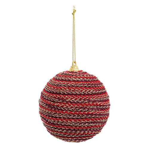 Boule de Noël tissée