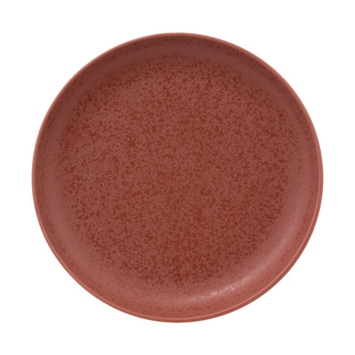 Assiette plate "Loft Terra" Terracotta D27cm