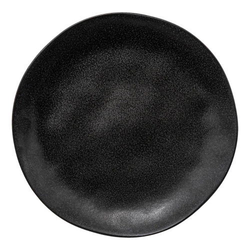 Assiette plate "Ysee" Noire D27cm